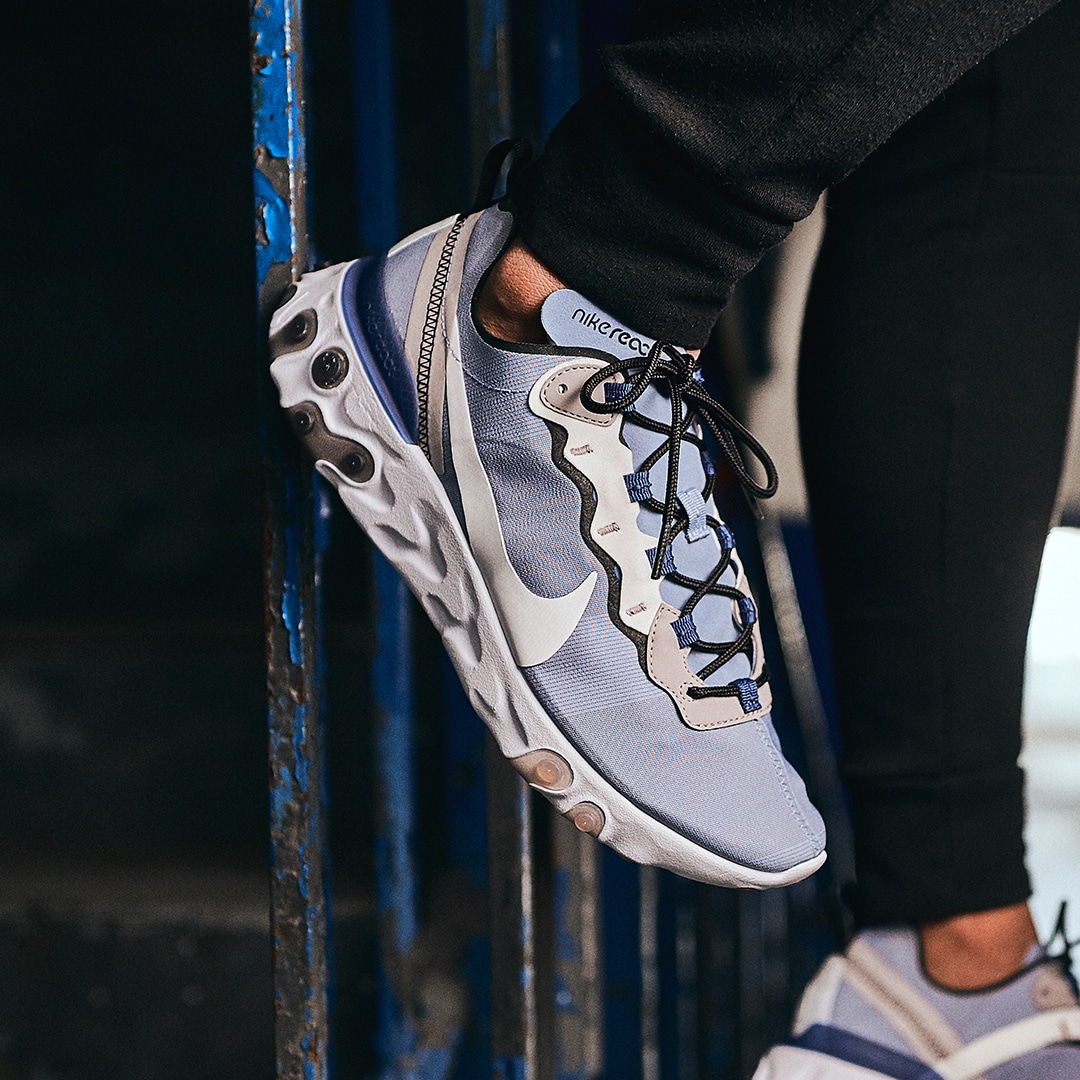 Nike element react sale 55 indigo fog